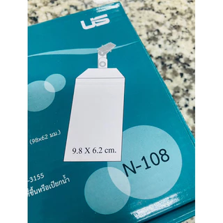 ป้ายชื่อ พร้อมตัวหนีบ บัตรพนักงาน US บัตร ชื่ิอพนักงาน ใส่บัตร แสดงตัวตน แนวตั้ง/แนวนอน เข็มกลัด ชื่อหนีบ US.Station