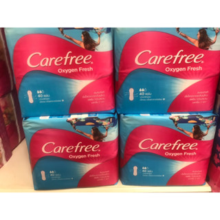 แคร์ฟรี Carefree แผ่นอนามัย เฮลตี้เฟรช เรคกูล่า 40 ชิ้น