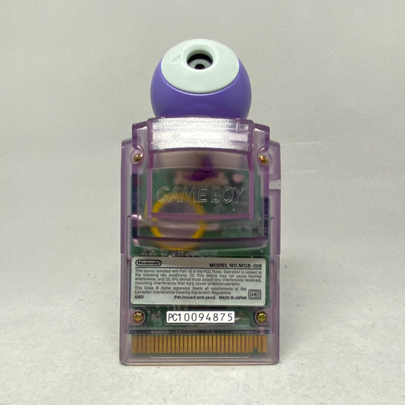 (อะไหล่) Pocket Camera for GAMEBOY | กล้องเกมบอย สีม่วงใส สภาพดี | เปิกติด **ตำหนิเลนซ์เสีย** | ขายเ