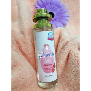 น้ำหอมกลิ่นแป้งเด็ก​ จอนสัน​ -​ชมพู​ (บรอสซั่ม)​   35ML**จัดส่งจาก กทม.,ขนส่ง Kerry**