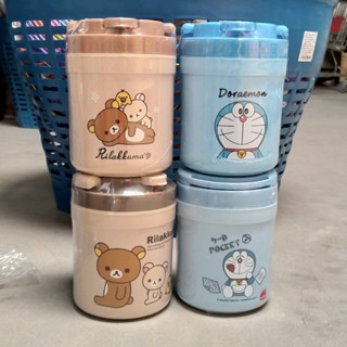 กระติกน้ำมีช่องใส่หลอดดูด มีหูหิ้ว ลายลิขสิทธิ์ 1 และ 2.2 ลิตร คละลาย