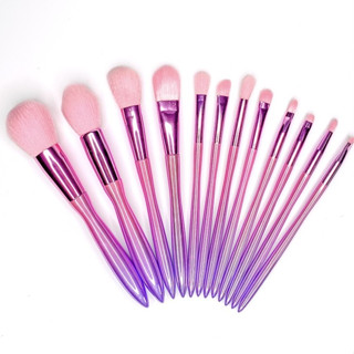 [พร้อมส่ง] แปรงแต่งหน้าสีเมอร์เมด 12 ชิ้น Makeup brush