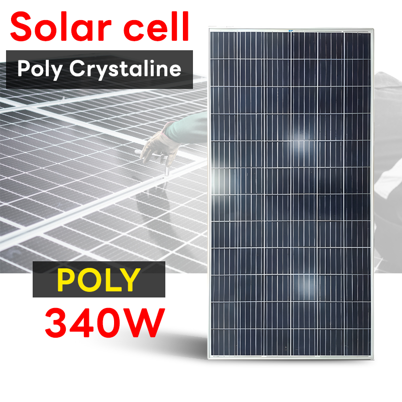 แผงโซล่าเซลล์ 340W Poly แผง 340วัตต์ Solar Cell แผงโพลี โซล่าเซลล์ แผงโซล่า Electrical Shop.
