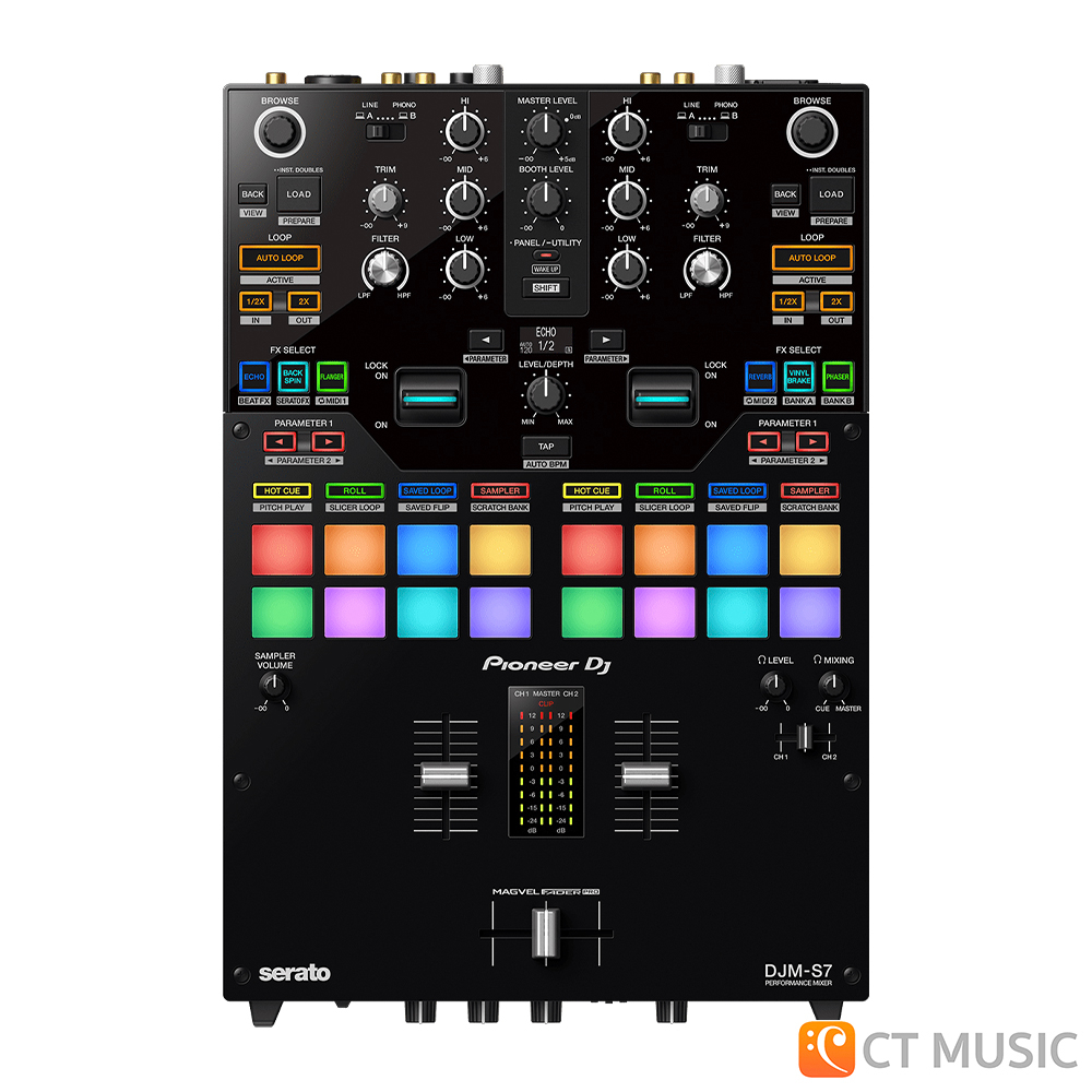 [ใส่โค้ดลด 1000บ.] Pioneer DJ DJM-S7 DJ Mixer