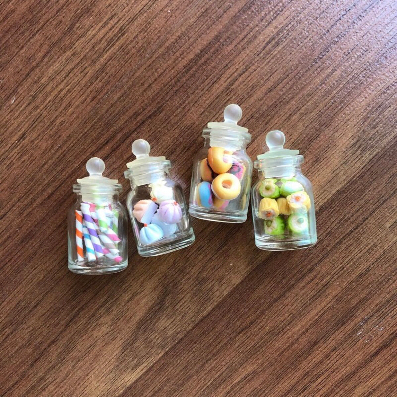 [minix.kkshop] ของจิ๋วขนม ของกิน(พร้อมขวดโหล) set E