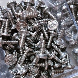 [ราคาส่ง]‼️เกลียวปล่อย M4x12,16 M5x15 สแตนเลส หัวจานเเบน กลึ…