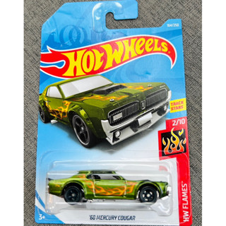 (ล้อยาง)68 MERCURY COUGAR Hotwheels ลิขสิทธิ์แท้100% โมเดลรถเหล็ก สเกล 1/64