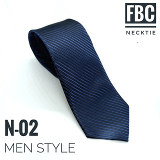 N-02 เนคไทแบบซิป สีกรม ไม่ต้องผูก ดีไซน์ทันสมัย เหมาะกับทุกโอกาส Men Zipper Tie Lazy Ties Fashion (FBC BRAND)