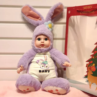 ใหม่ล่าสุด ตุ๊กตาทารก！น่ารักมากๆ กระพริบตาได ร้องเพลง ตุ๊กตาเด็กทารก（doll/ตุ๊กตาเด็กอ่อน/ของขวัญวันเกิด/ตุ๊กตา）
