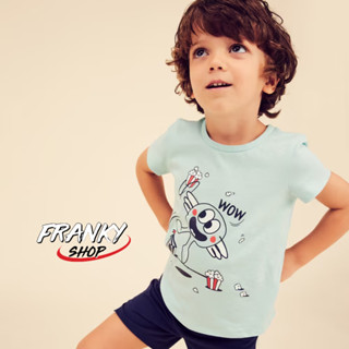 [พร้อมส่ง] เสื้อยืดแขนสั้นผ้าฝ้ายทรงมาตรฐานสำหรับเด็กผู้ชาย Kids Cotton T-Shirt Basic