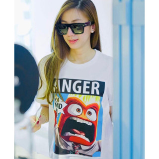 เสื้อแขนสั้นผ้าพรีเมียมคอตตอนแท้💯 ANGER