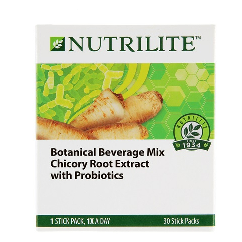แอมเวย์ นิวทริไลท์ ผสมโปรไบโอติกพร้อมสารสกัดจากรากชิกโครี Nutrilite Botanical Beverage Mix Chicory Root Extract With Pro
