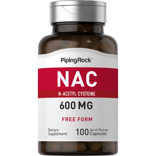 N-Acetyl Cysteine | NAC 600 mg. (100เม็ด)🦠 ละลายเสมหะ ลดการอักเสบ