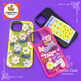 7+ 11 12 13 13promax 14 14promax เคสใสสีกันเลนส์กล้อง casetify พิมพ์ลายการ์ตูน