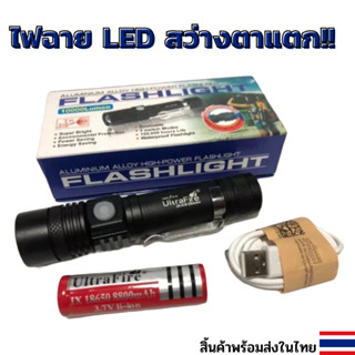 RXC ไฟฉายแรงสูง ซูม led lights รุ่นWT-518 20000W Flashlight 10000 Lumen