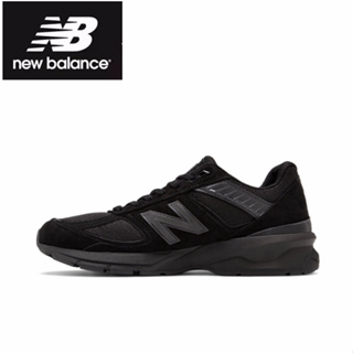 New Balance 990 V5 black Sports shoes style ของแท้ 100 %