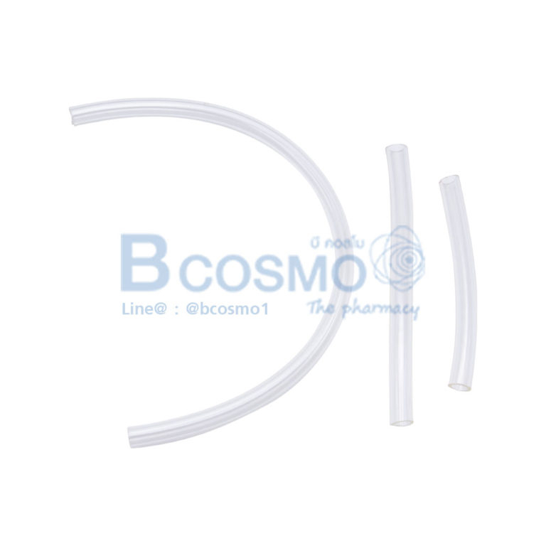 สาย PVC ต่อกระบอกทำความชื้น เส้นผ่านศูนย์กลาง 1 x 0.7 cm.