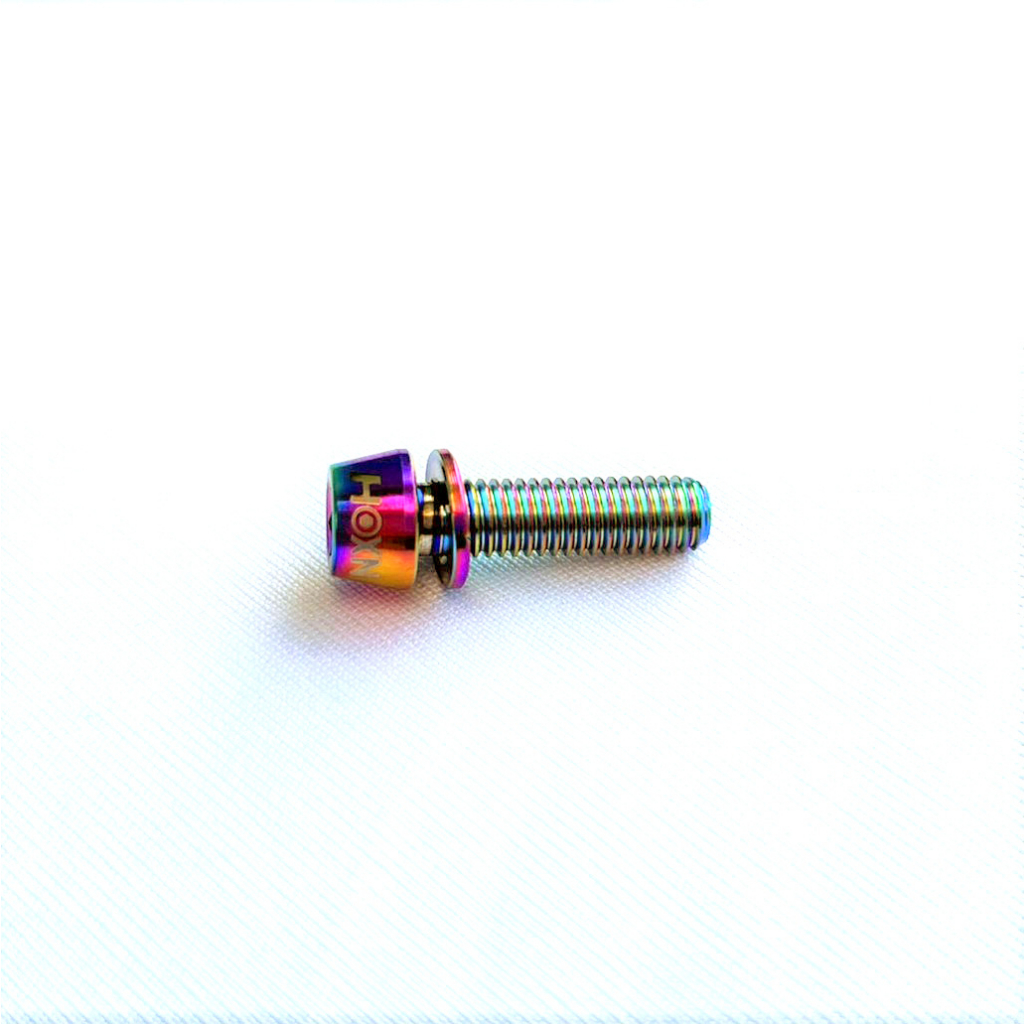 น็อตสกรูไทเทเนียมใส่สเต็มจักรยาน ขนาด M5x18mm Titanium Bolt for bicycle stem จำนวน 1 ตัว - รูปที่ 4