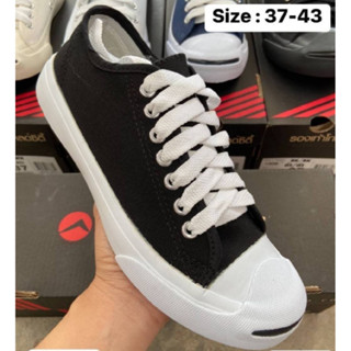 JACK Gold City รุ่น 1308  รองเท้าผ้าใบโกล ซิตี้  หัวแจ็คหน้ายิ้ม  Size 37-43