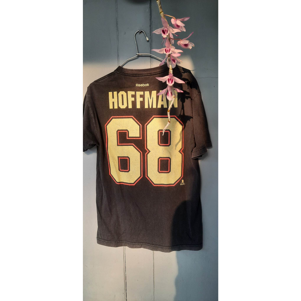 เสื้อยืด vintage วินเทจ reebok เสื้อฮ๊อกกี้น้ำแข็ง ผู้เล่น ไมกี้ ฮอฟแมน แห่งทีม Ottawa Senators