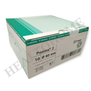 Proxima2 Baseplate Ostomy Wafer แป้นสำหรับติดถุงอุจจาระ/ถุงปัสสาวะหน้าท้อง ขนาด 40, 50, 60, 80 มม. (เฉพาะแป้น) (1 แป้น)