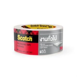 เทปปิดกล่องSCOTCH 2นิ้วX40ม. 3M 3609 OPP TAPE