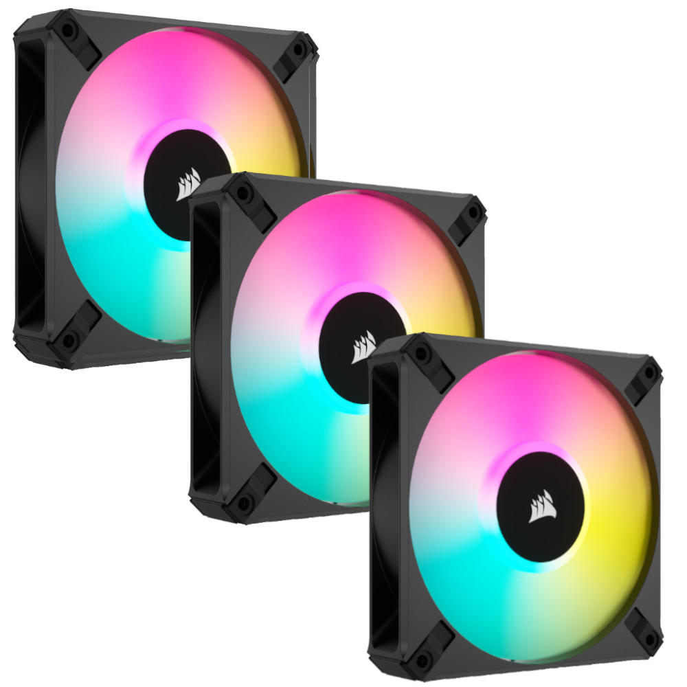 Corsair iCUE AF120 RGB Elite 120mm PWM / AF140 RGB Elite 140mm / Triple Fan Kit / Single Fan kit
