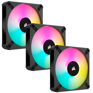 Corsair iCUE AF120 RGB Elite 120mm PWM / AF140 RGB Elite 140mm / Triple Fan Kit / Dual Fan kit / Single Fan kit - Black