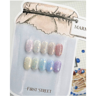 First Street Korea Marmalade collection 10 สี glitter แบรนด์ Korea🇰🇷 ของแท้นำเข้าจากเกาหลี🇰🇷 พร้อมส่ง