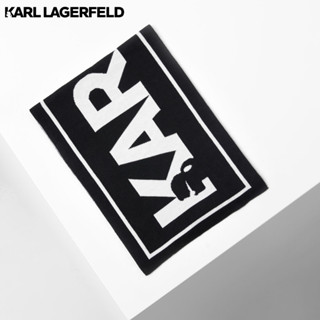 KARL LAGERFELD - K/ESSENTIAL KNIT SCARF 230W3305 ผ้าพันคอ