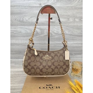 พร้อมส่ง Coach Teri Shoulder Bag In Signature Canvas