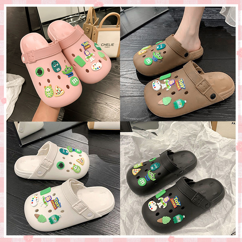 LGShoes รองเท้าแตะหัวโต รองเท้าแฟชั่น สินค้าคุณภาพอย่างดี  มาพร้อมตัวติดการ์ตูนน่ารัก💞👌 สุดคลาสสิค