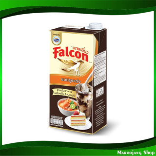 นมปรุงแต่ง สำหรับอาหาร เครื่องดื่ม เบเกอรี่ 1000 มล. Falcon นกเหยี่ยว Flavored Milk for Food Beverage Bekery นม