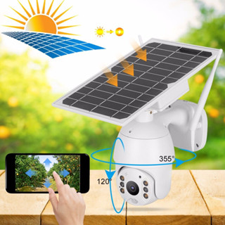 Intelligent Solar Energy Alert PTZ Camera 4G Waterproof กล้อง กล้องวงจร กล้องวงจรปิด กล้องวงจรปิดโซล่าเซลล์