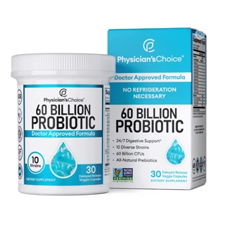 ☯️☯️Physicians CHOICE Probiotics 60 Billion CFU - 10 Diverse Strains Plus Organic Prebiotic☯️☯️