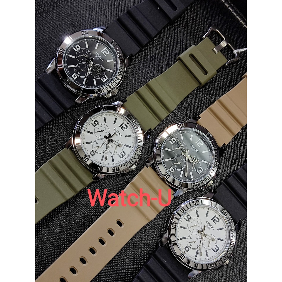 Casio นาฬิกาข้อมือ MTP-VD300 รุ่น MTP-VD300-1E MTP-VD300-3E MTP-VD300-5E MTP-VD300-1E MTP-VD300-7E