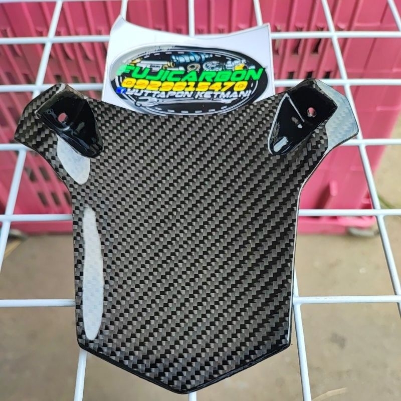 คาร์บอนฝาครอบหน้าบนคิ้วไฟหน้า Forza350 2023