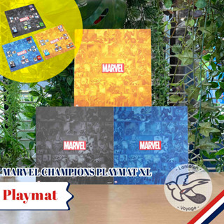 GAMEGENIC Marvel Champions Game Mat XL Playmat Black [Boardgame]