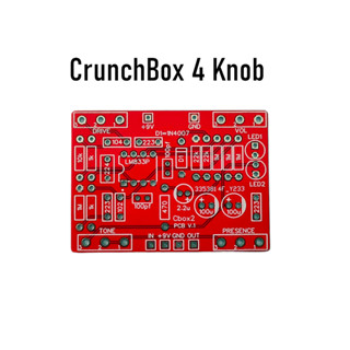 PCB Crunchbox V2 เสียง Distortion (ไม่ลงอุปกรณ์)