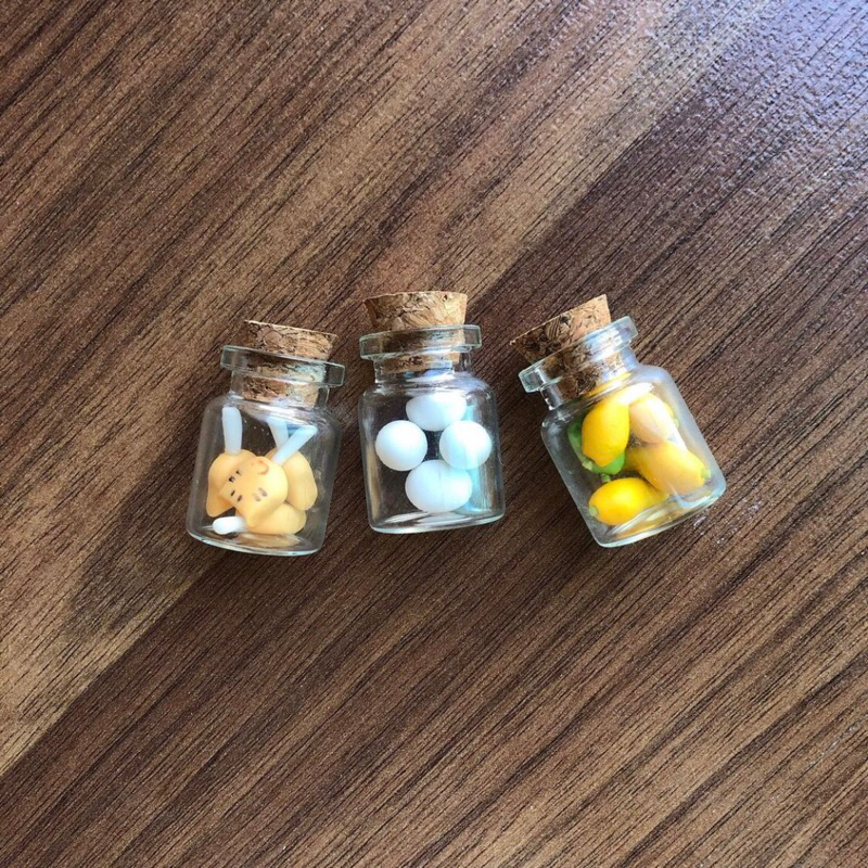 [minix.kkshop] ของจิ๋ว ขนม ของกิน(พร้อมขวดโหล) set F