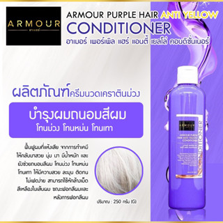 ARMOUR PURPLE HAIR ครีมนวดม่วงถนอมสีผม AM20 บำรุงผมถนอมสีผม โทนม่วง โทนหม่น โทนเทา