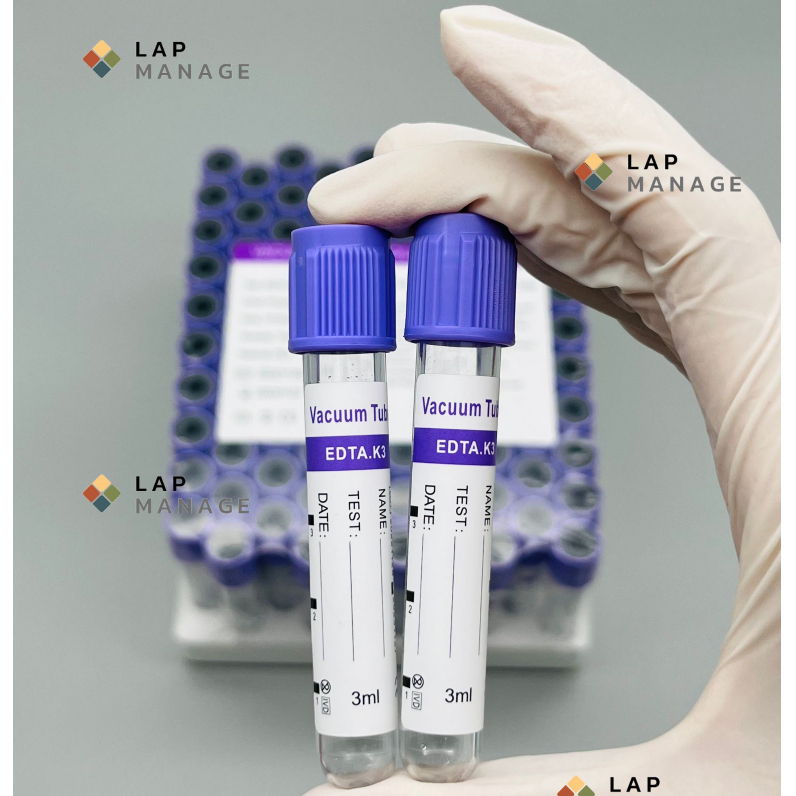 EDTA K2/K3 Vacccum blood tube sterile pack,100pc/pack