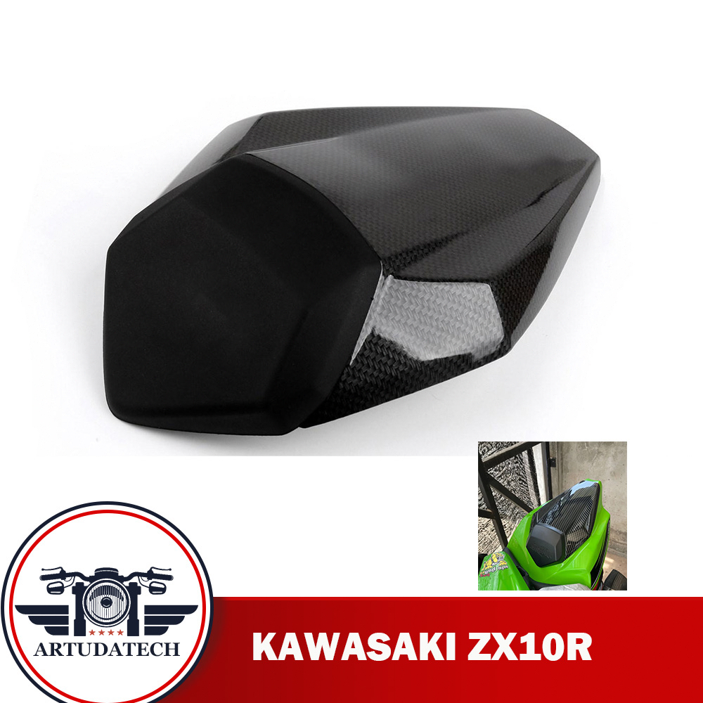 เบาะรถมอเตอร์ไซค์ สำหรับ Kawasaki ZX10R Ninja ZX-10R ABS 2016-2020 ลายคาร์บอน เบาะรองนั่งมอเตอร์ไซค์ เบาะรองนั่ง