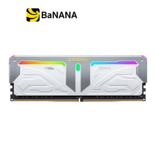 แรมพีซี ZADAK Ram PC DDR5 16GB/5200MHz.CL38 (16GBx1) Spark RGB White by Banana IT