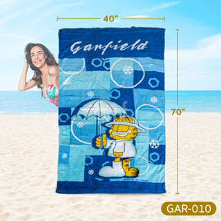 ผ้าขนหนูชายหาด แบรนด์ Lotus ลายลิขสิทธิ์ Garfield-010