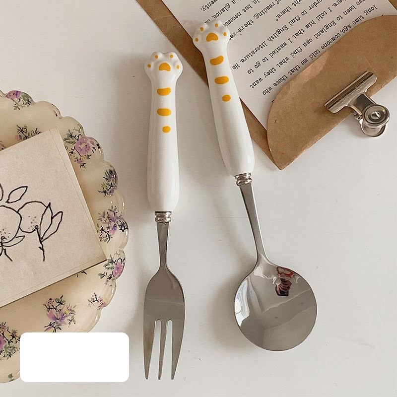 New ช้อนส้อม S10 ลายน้องกระต่ายน่ารักๆ เช็ท 3 ชิ้น พร้อมกล่อง ลายกระต่ายแครอท สินค้าพร้อมส่ง - รูปที่ 3