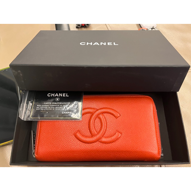 กระเป๋าสตางค์ chanel แท้ (มือสอง)