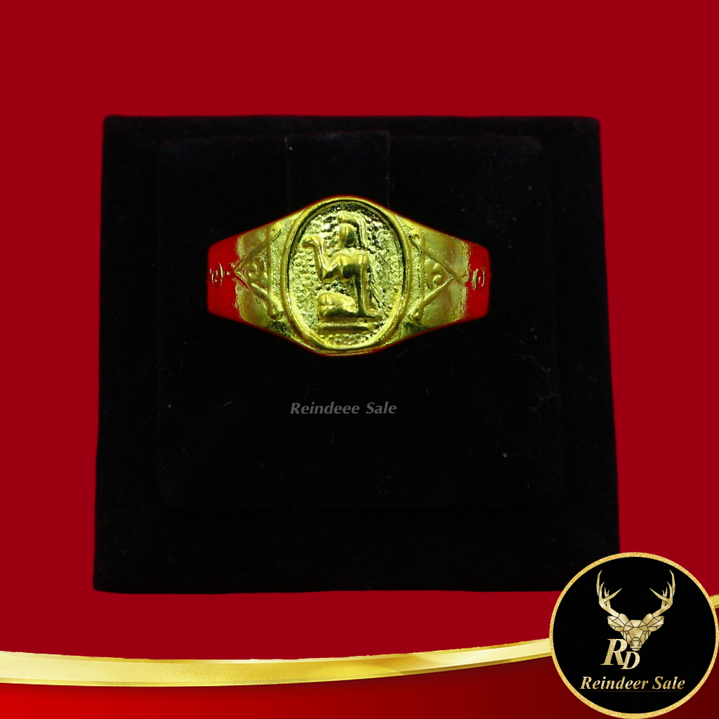 แหวน แหวนนางกวักเงินกวักทองมหาลาภ หลวงพ่อกวย ชุตินฺธโร วัดโฆษิตาราม จ.ชัยนาท ปี ๒๕๒๑ เสริมโชคลาภ ค้าขาย การเงินการงาน