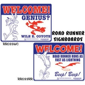 Road Runner Welcome Signboard (สติกเกอร์)