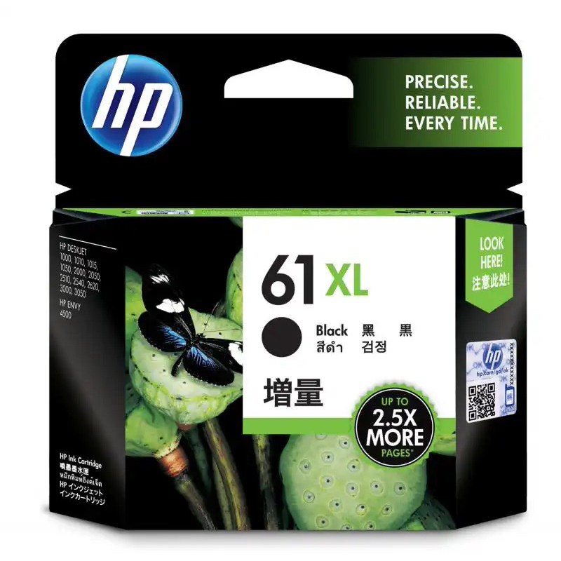 ตลับหมึกHP61XL/BK-HP61XL/COLของแท้100%